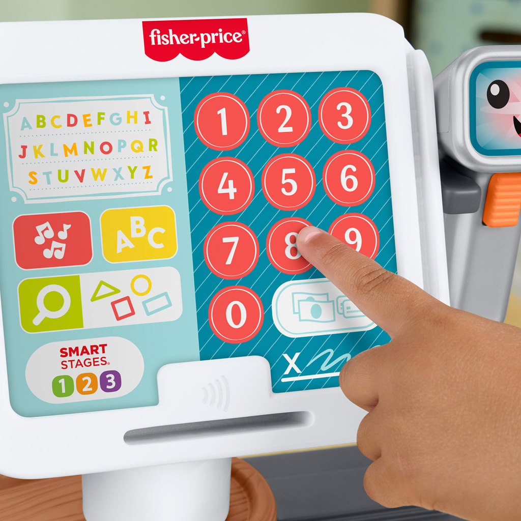 Fisher Price: Смей се и учи касов апарат - Mattel изображение 3