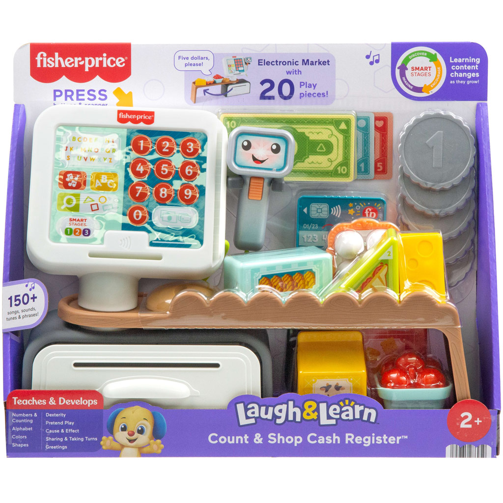 Fisher Price: Смей се и учи касов апарат - Mattel изображение 1