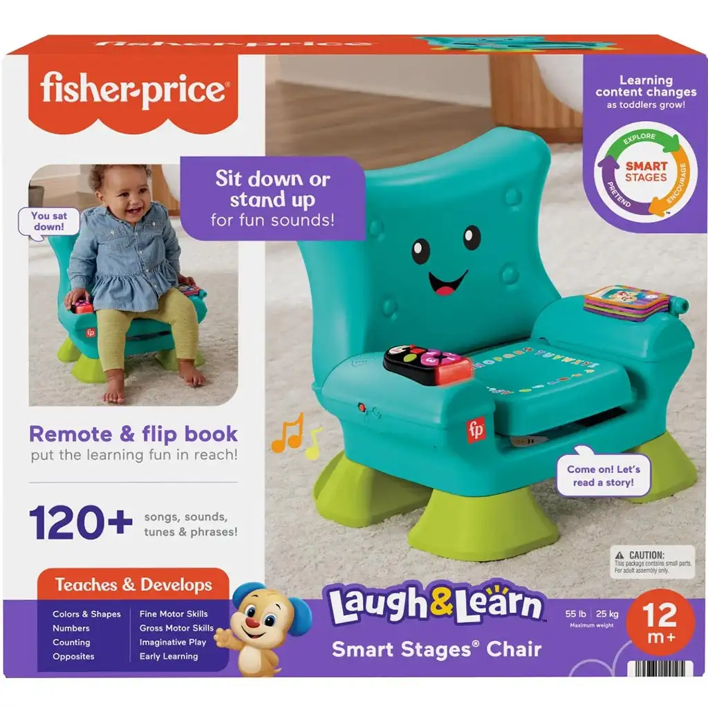 Fisher-Price: Смей се и учи Учебен стол - Mattel изображение 1