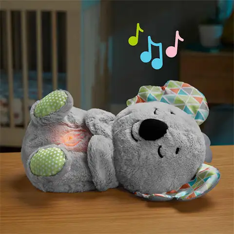 Fisher-Price: Спящ коала музикален плюшен звяр - Mattel изображение 3