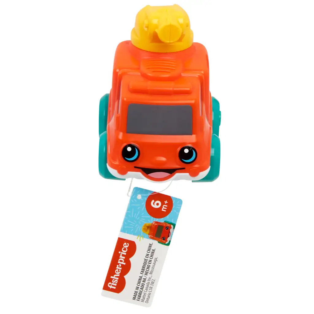 Fisher-Price: Тили-толи малка кола - Весел пожарникар - Mattel изображение 3