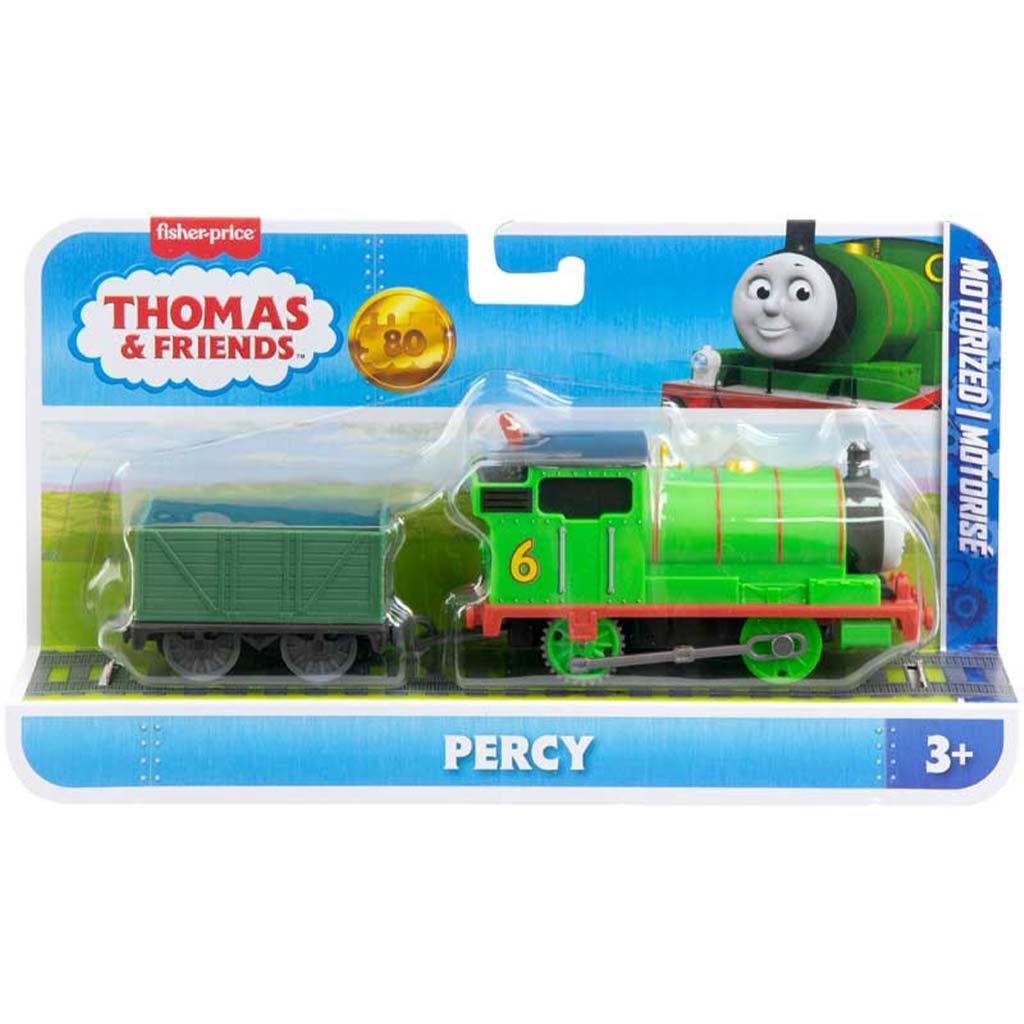 Fisher-Price: Томас и приятели моторизирана локомотивка Перси - Mattel изображение 1