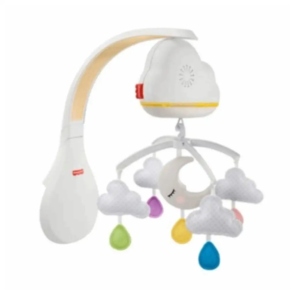 Fisher-Price: Успокояващи облаци 2 в 1 люлка с светлина и звук - Mattel изображение 2