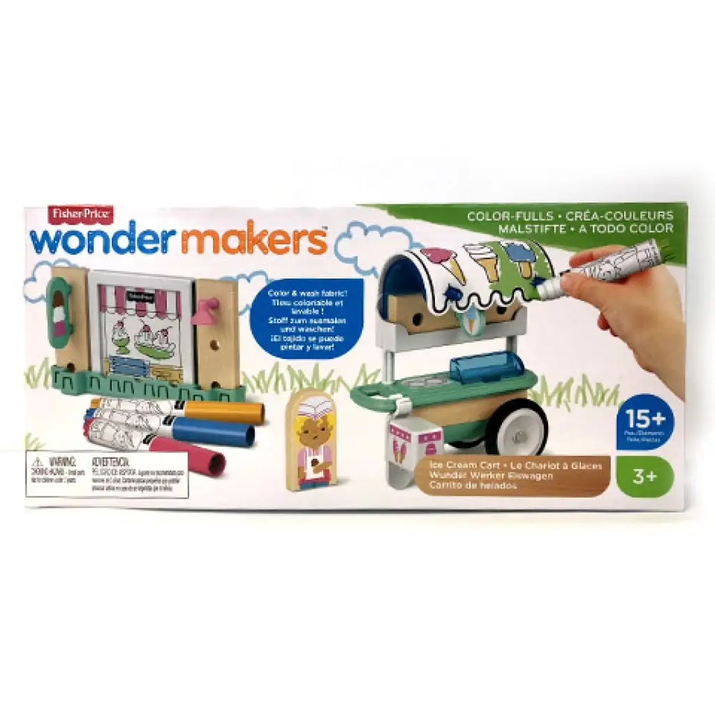 Fisher-Price: Wonder Makers оцветяваща количка за сладолед - Mattel изображение 1
