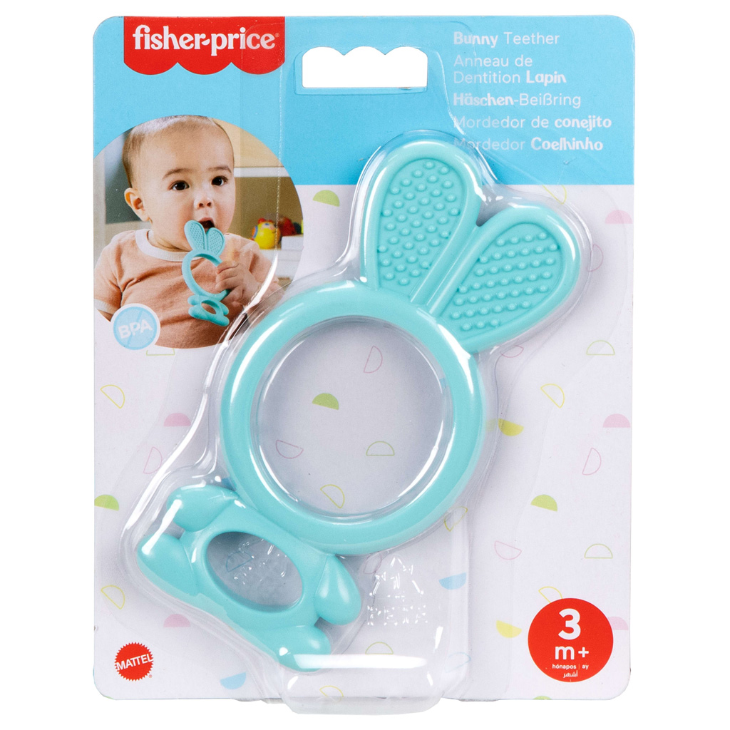 Fisher-Price Забавни фигурки Заек гризалка - Mattel изображение 1