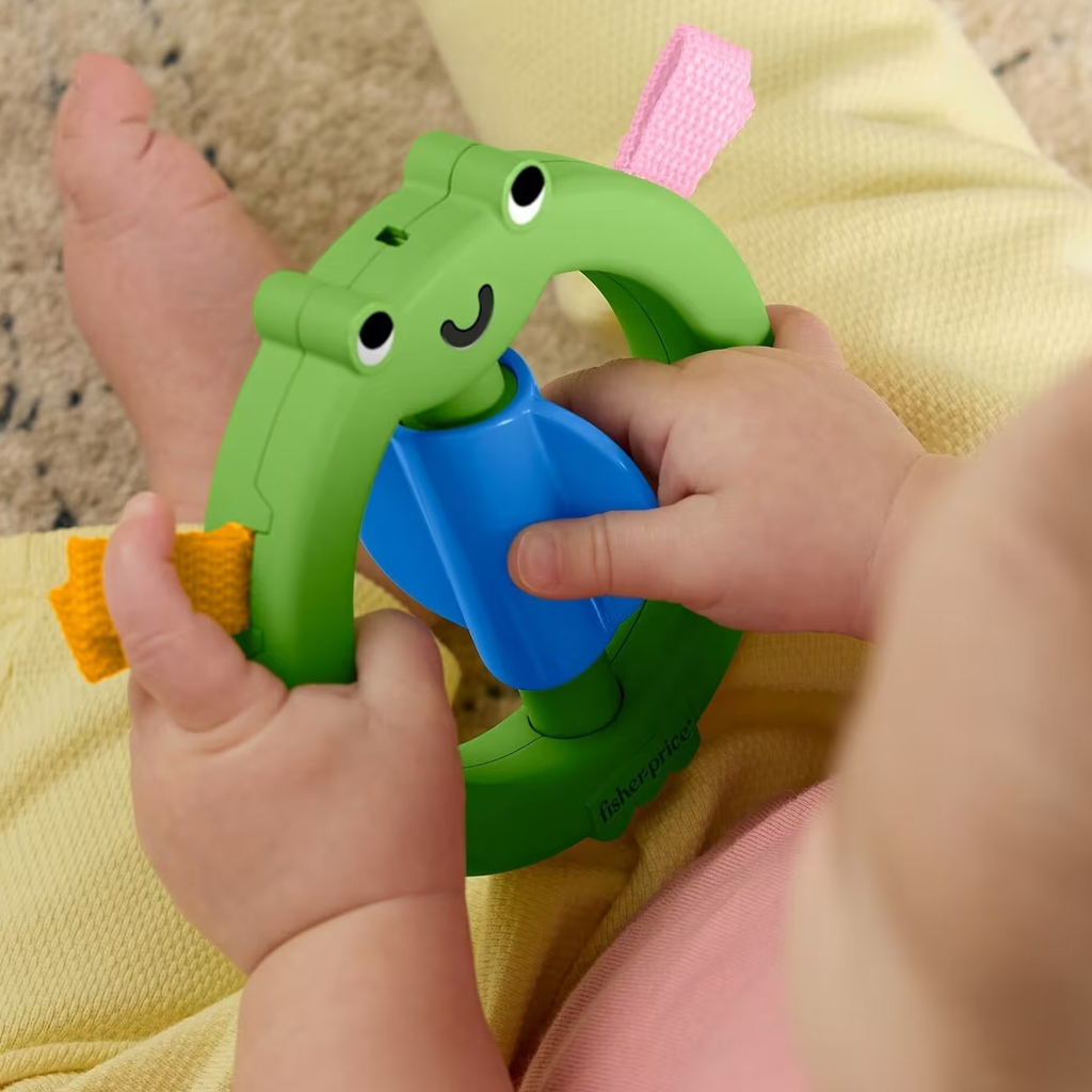 Fisher-Price: Жабешка весела животинска гризалка - Mattel изображение 2