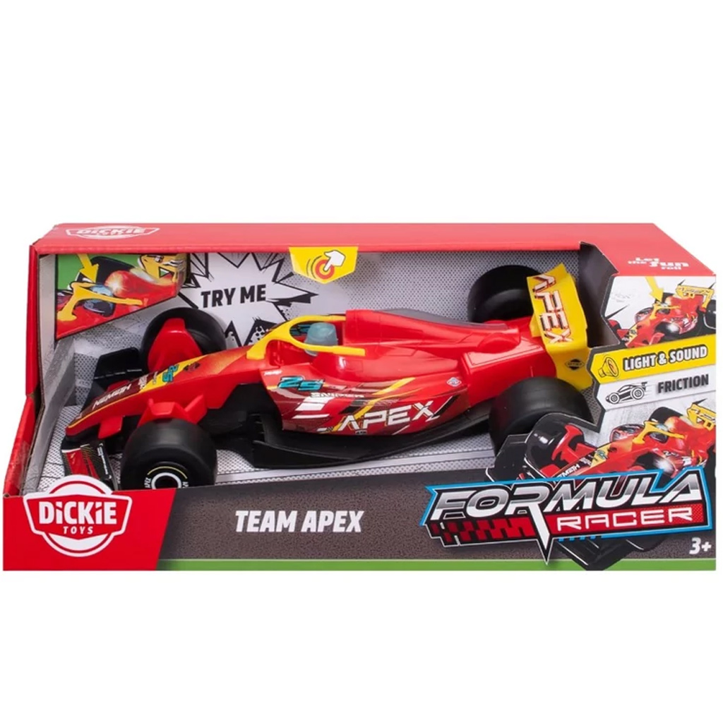 Formula Racer Team APEX състезателна кола с светлина и звук - Dickie Toys изображение 1