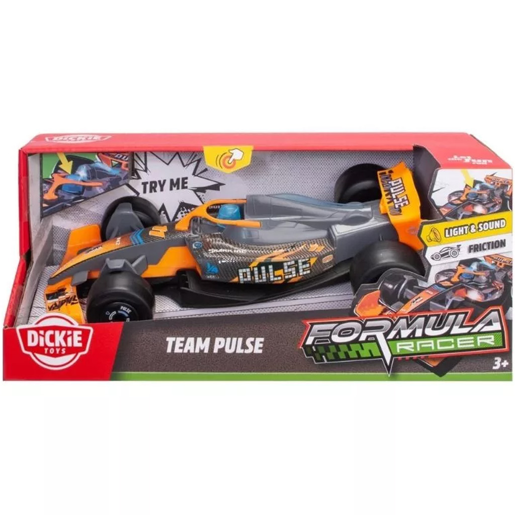 Formula Racer Team PULSE състезателна кола с светлина и звук - Dickie Toys изображение 1