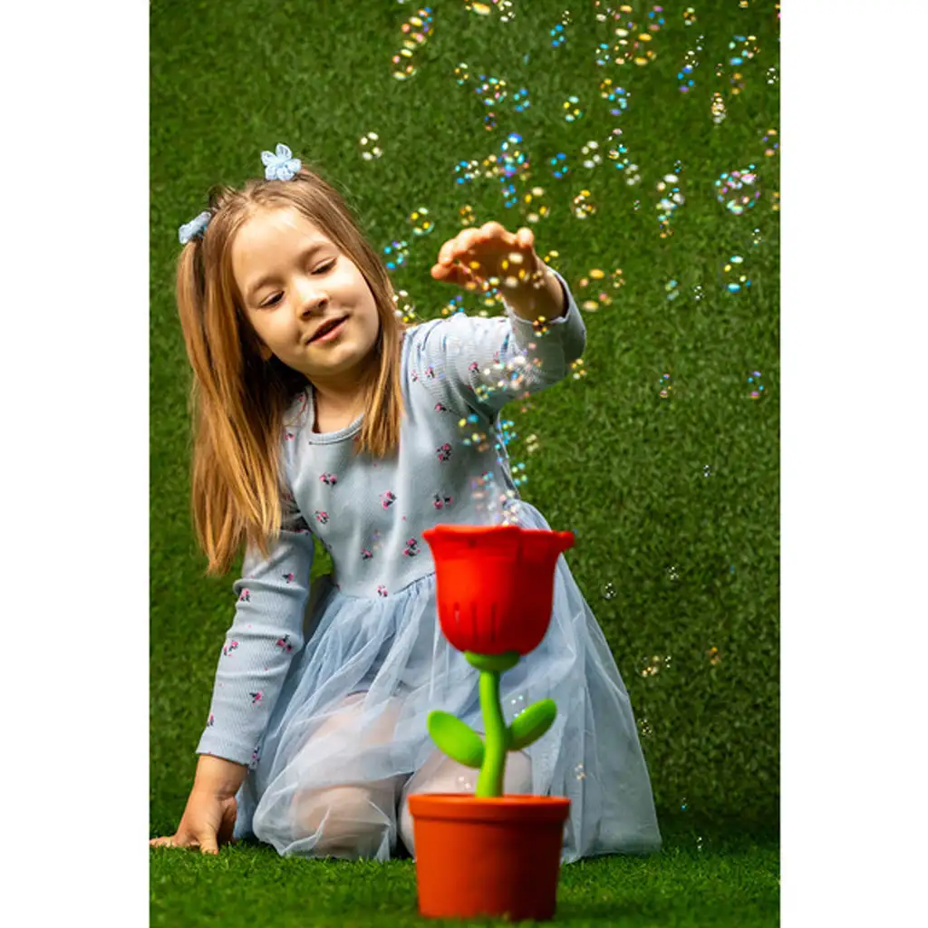 FruBlu: Светеща машина за балони Роза 2x40ml течност изображение 4