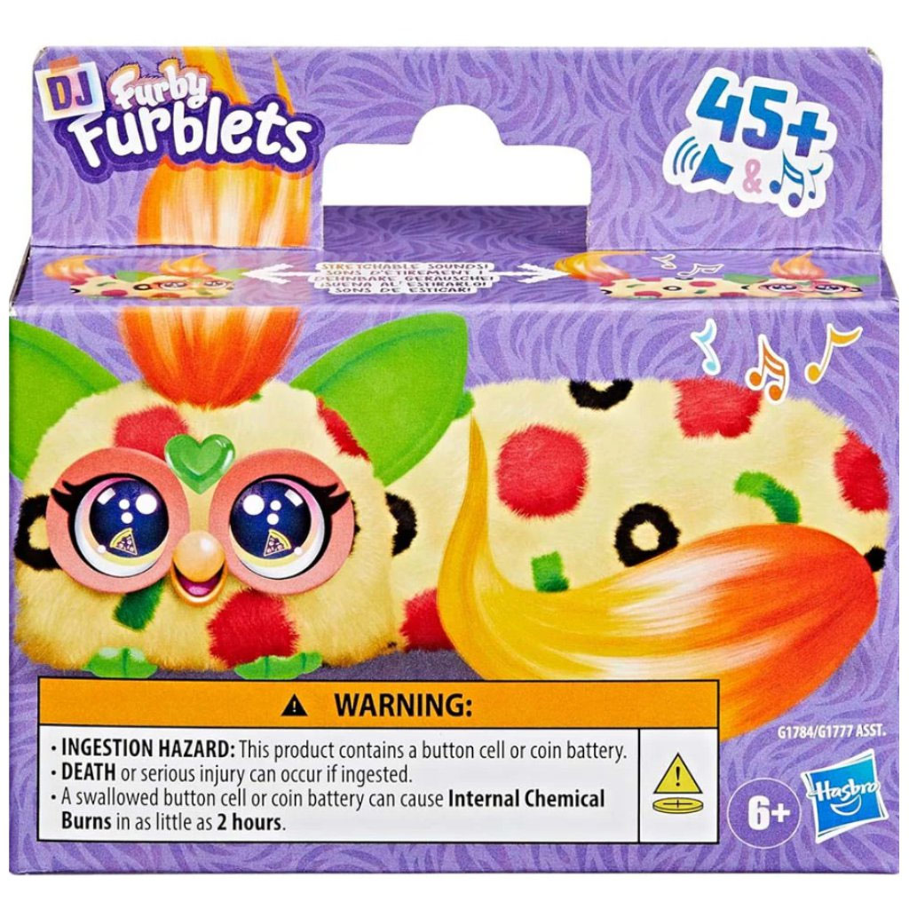 Furby: DJ Furblets Pepp-Oh-Roni интерактивна плюшена фигура - Hasbro изображение 1