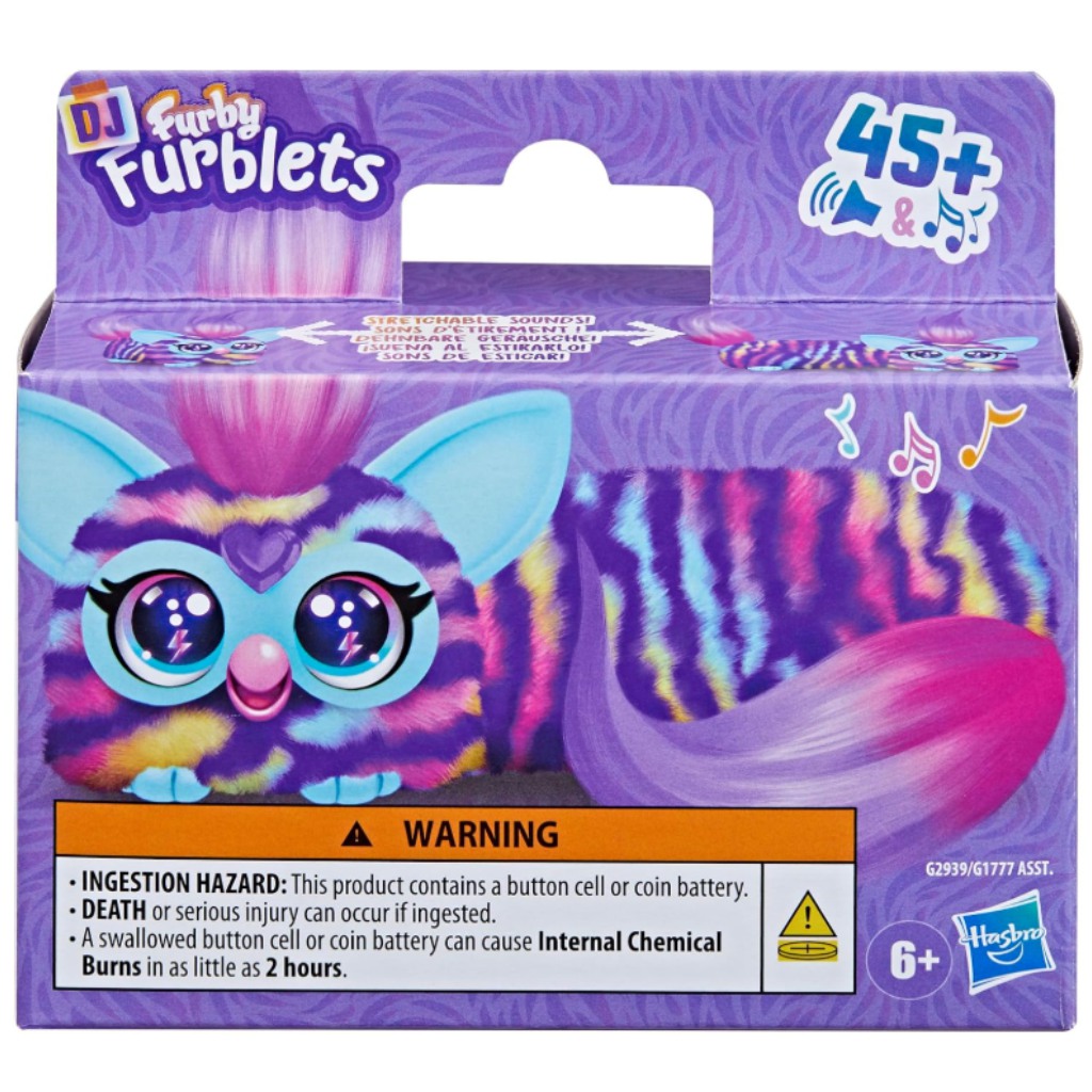 Furby: DJ Furblets Razz-Ma-Tazz интерактивна плюшена фигура - Hasbro изображение 1