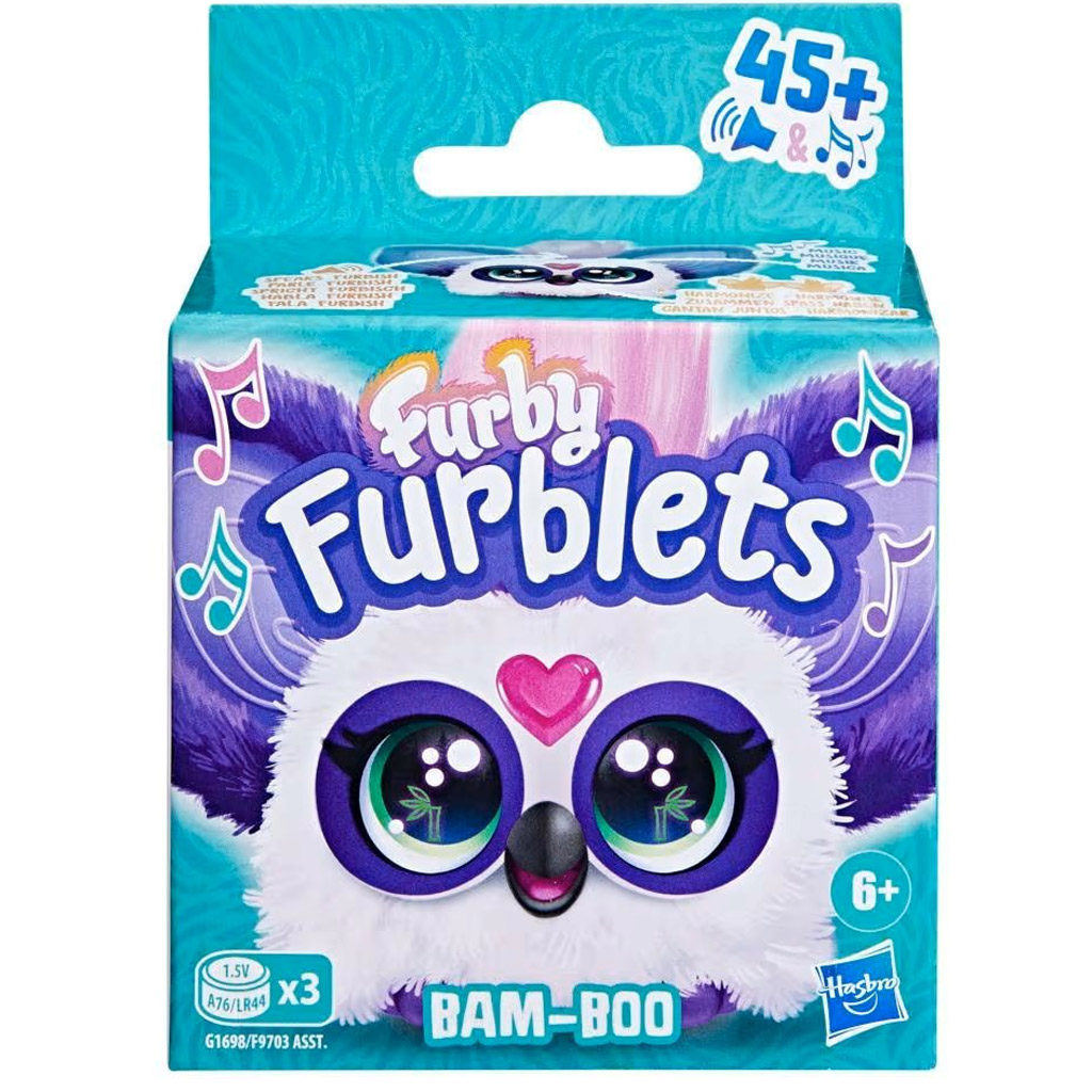 Furby: Furblets Bam-Boo интерактивна плюшена фигура - Hasbro изображение 1