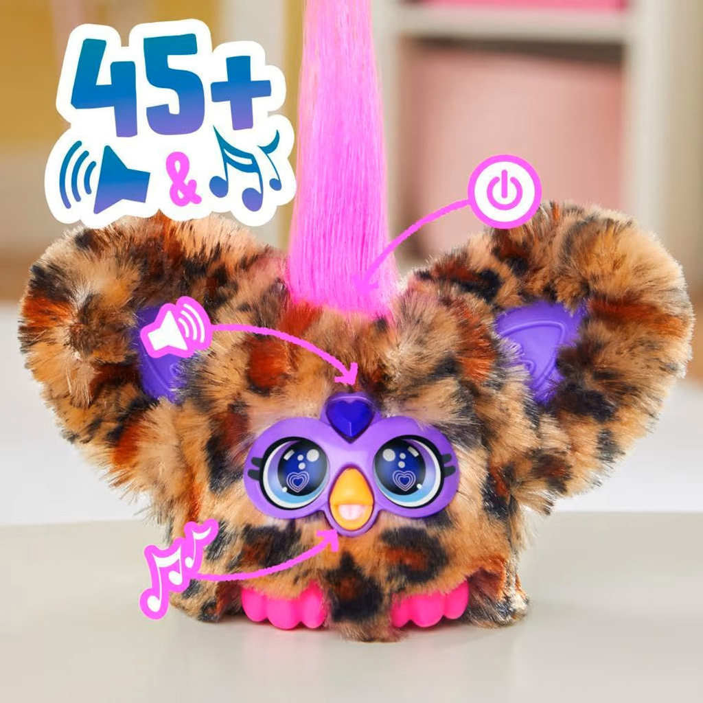 Furby: Furblets Chee-Chee интерактивна плюшена играчка - Hasbro изображение 3
