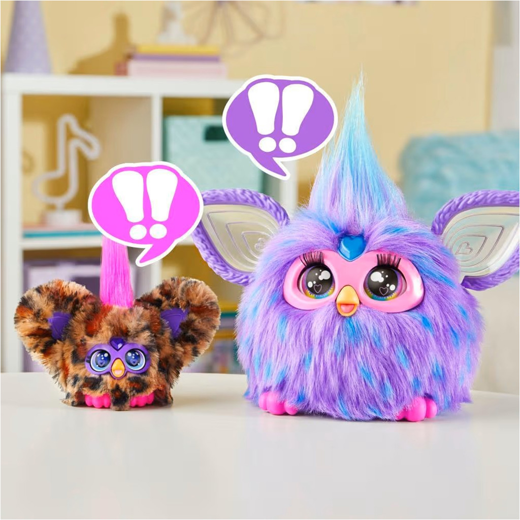 Furby: Furblets Chee-Chee интерактивна плюшена играчка - Hasbro изображение 4