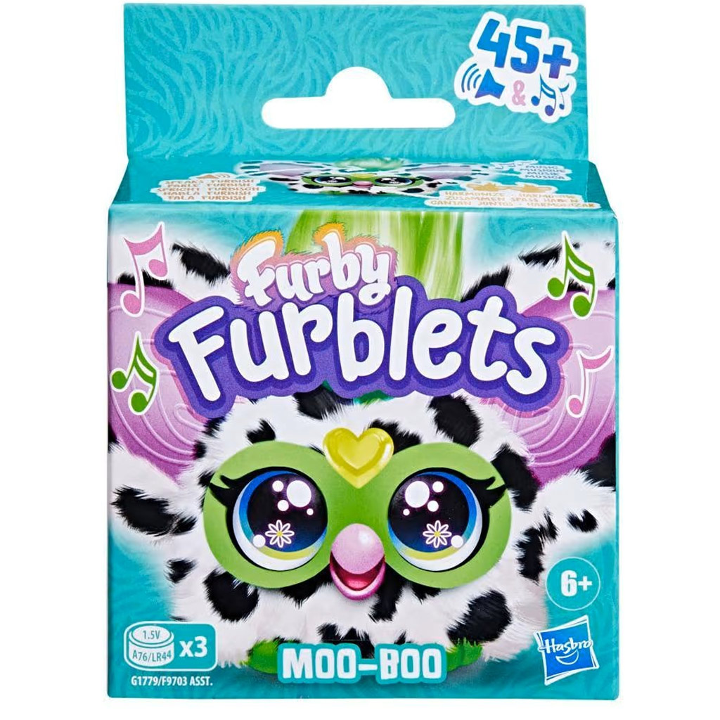 Furby: Furblets Moo-Boo интерактивна плюшена фигура - Hasbro изображение 1