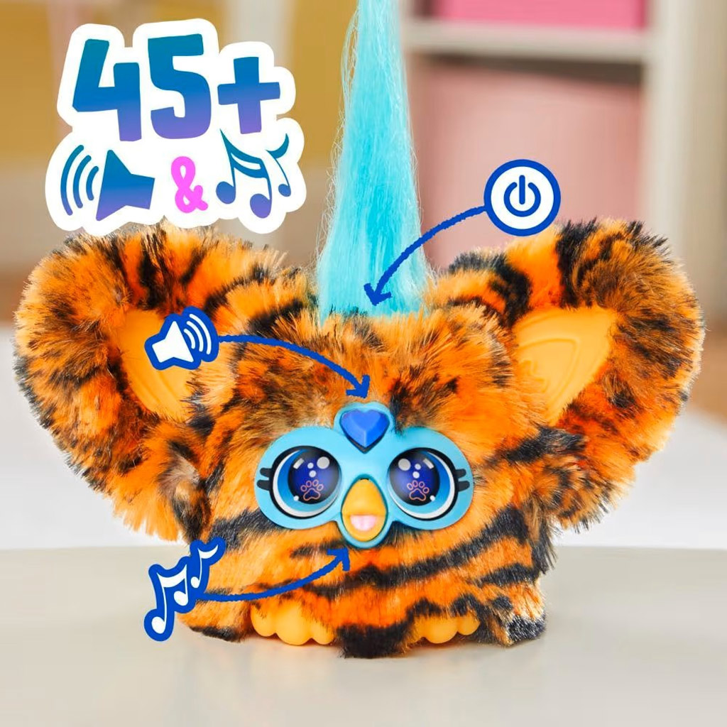 Furby: Furblets Ty-Bee интерактивна плюшена играчка - Hasbro изображение 4