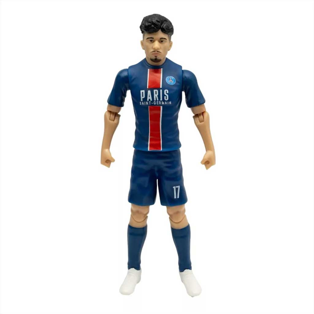 Футболист екшън фигура, 20 см - PSG, Vitinha с номер 17 изображение 2