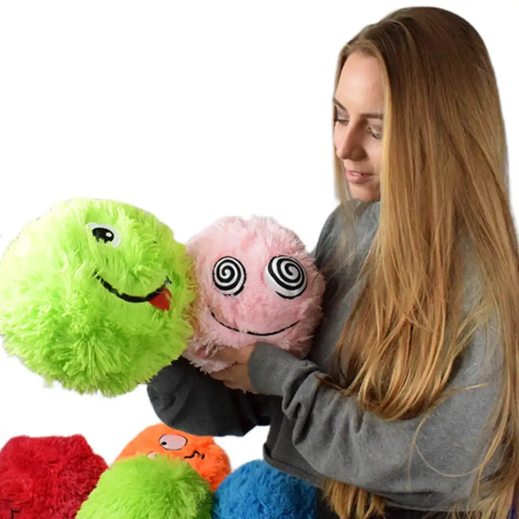 Fuzzy Monsters пухкав плюшен топка в различни варианти 23см изображение 2
