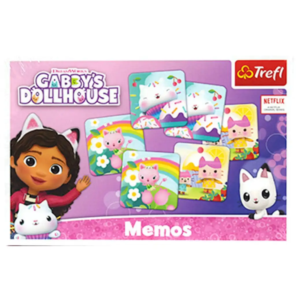 Gabi къща за играчки мемо игра - Trefl изображение 1