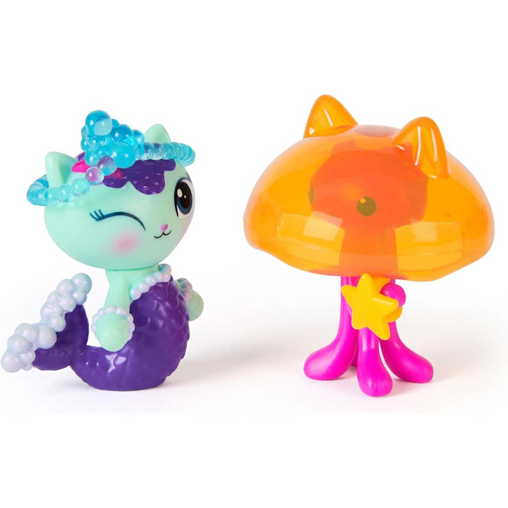 Габи къща за кукли Кино: Комплект от 2 фигури Aquaroom - MerCat и Kitty Jellyfish - Spin Master изображение 2