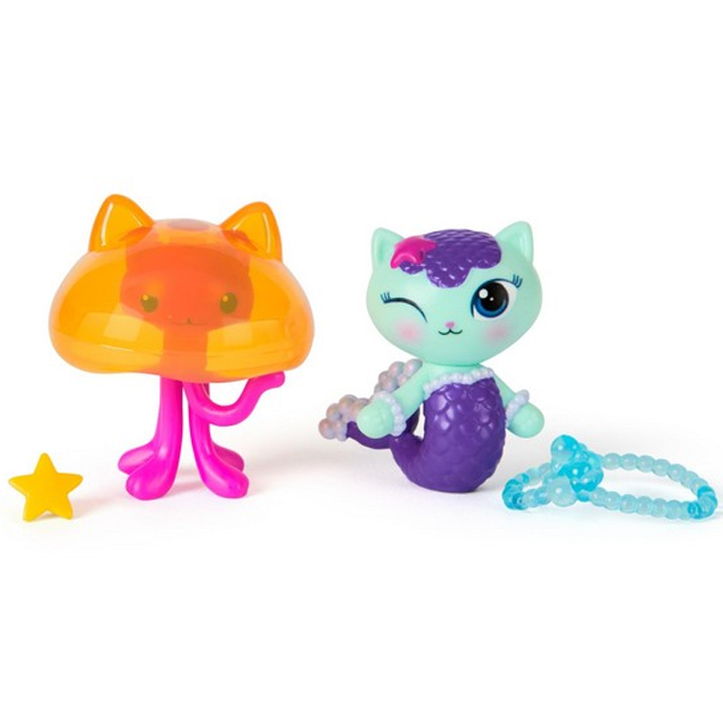 Габи къща за кукли кино - Mercat и Kitty Jellyfish 2-ра фигура пакет - Spin Master изображение 2
