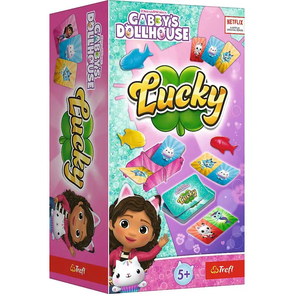 Gabi Къща за кукли: Lucky картова игра - Trefl изображение 1