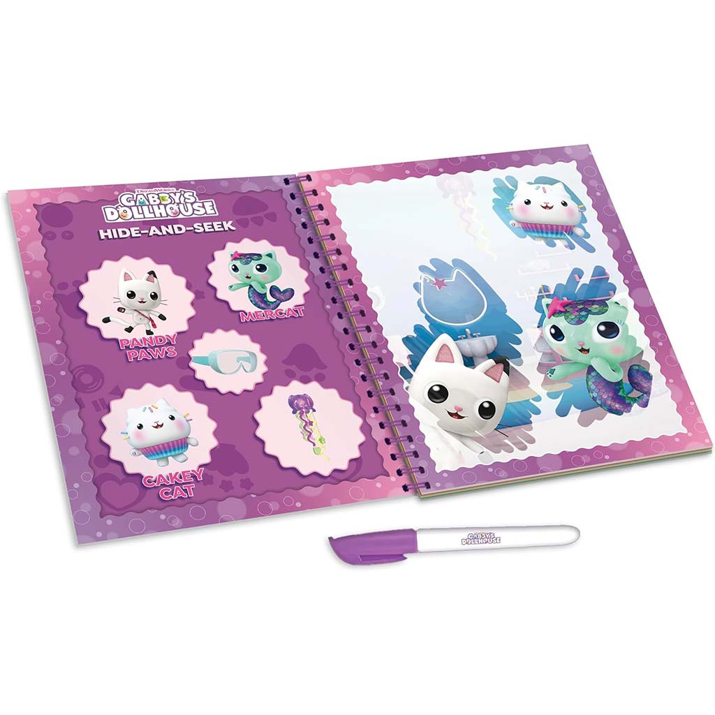 Gabi къща за кукли Meow-Mazing водоразтворима оцветяваща книга - Lisciani изображение 2