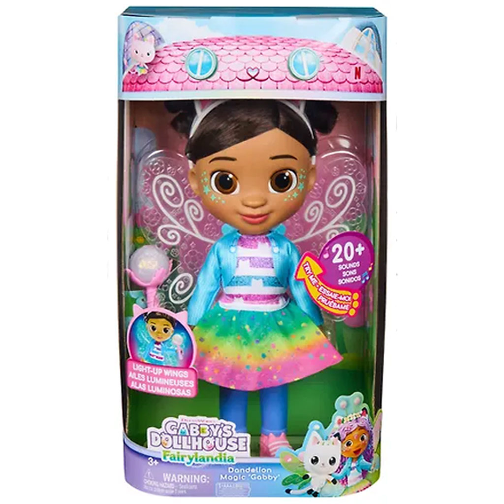 Габи къщичка за кукли Dandelion Magic Gabby интерактивна кукла, 33 см - Spin Master изображение 1