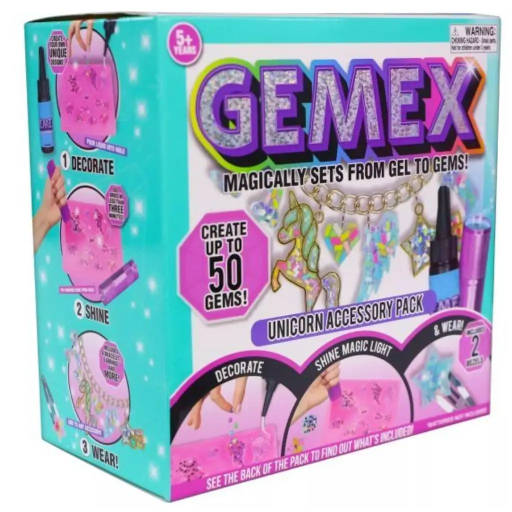 Gemex: Комплект за изработка на бижута от гел с еднорог изображение 1