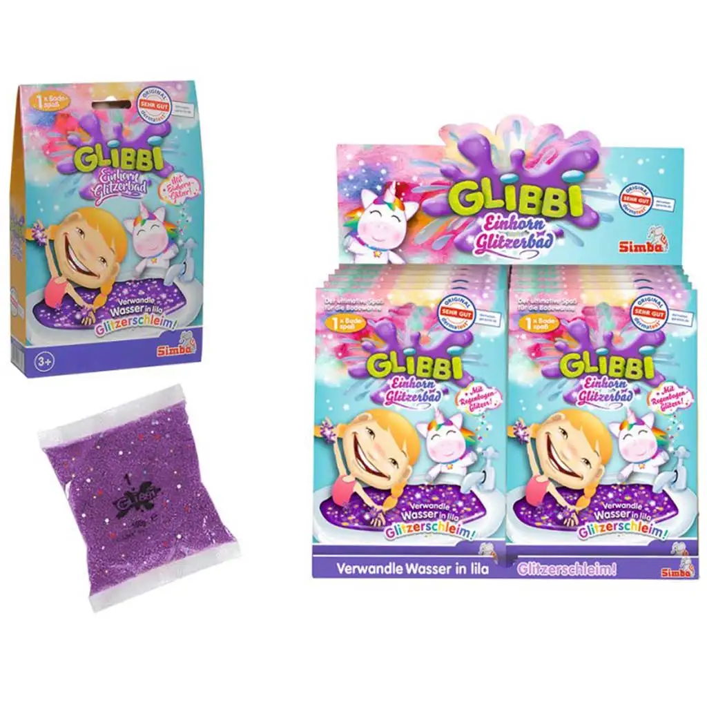 Glibbi: Блестящо слузесто гелче с еднорог - Simba toys изображение 2