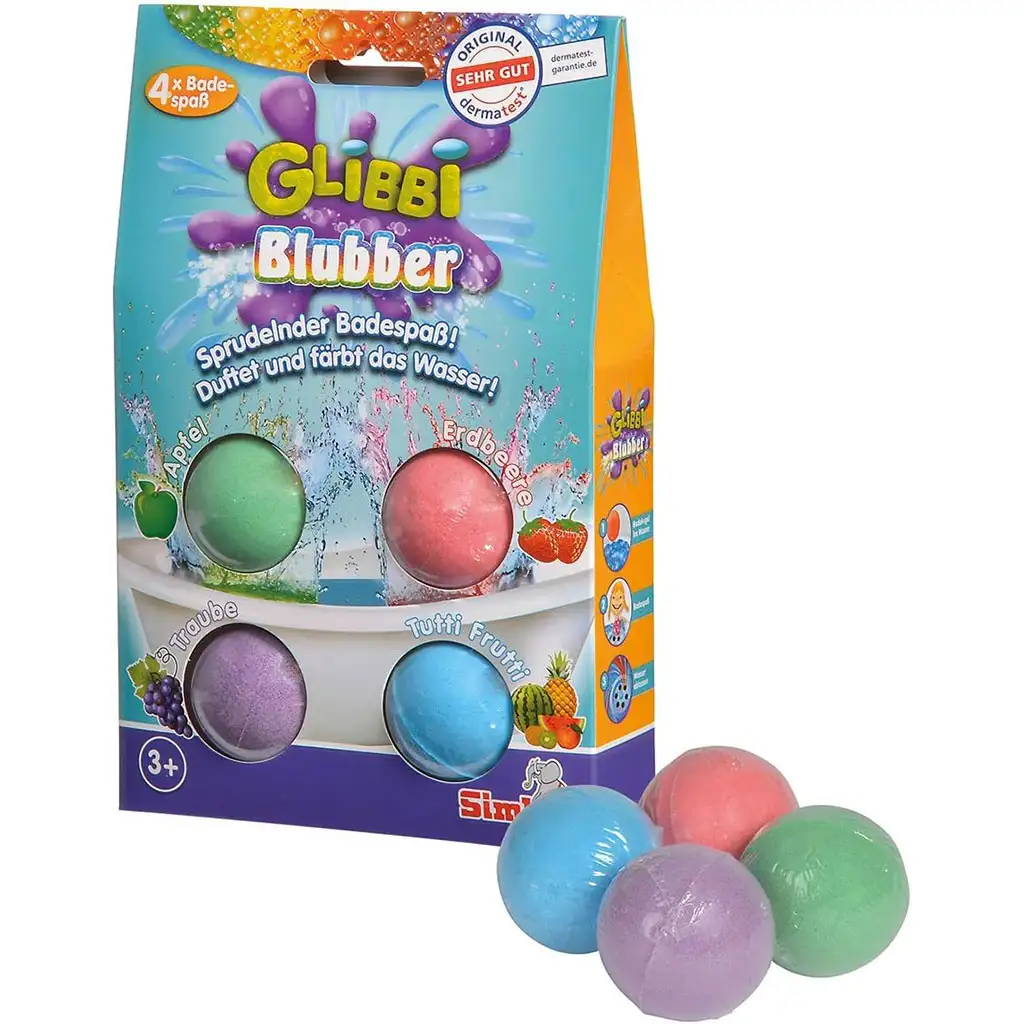 Glibbi Bluber 4бр. бомба за баня - Simba Toys изображение 2