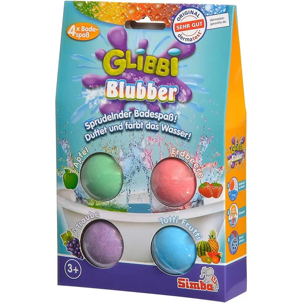 Glibbi Bluber 4бр. бомба за баня - Simba Toys изображение 1