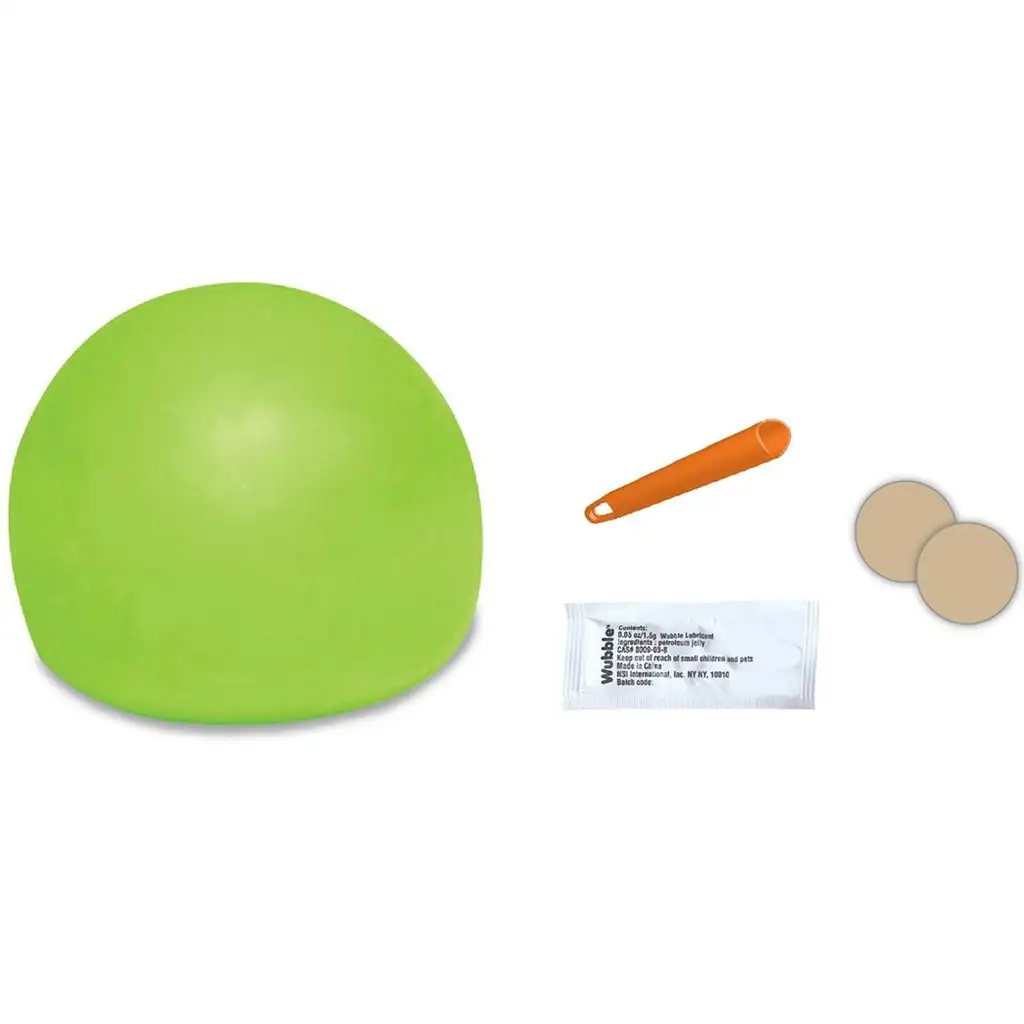 Glowzilla Wubble светеща балонна топка неон зелена 75см изображение 3