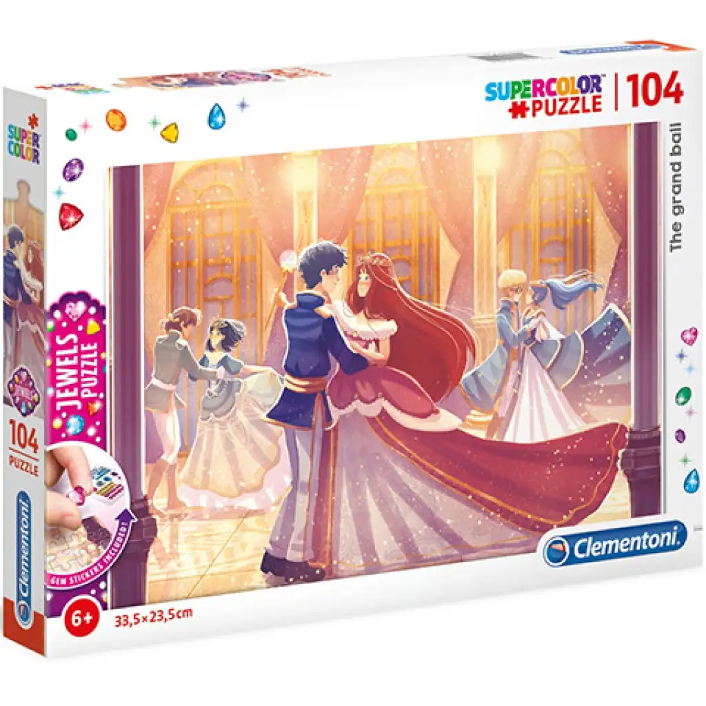 Голямото парти Supercolor бижута-пъзел 104 части - Clementoni изображение 1