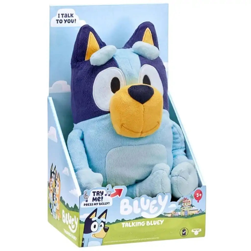 Говореща плюшена фигура Bluey 33см изображение 1