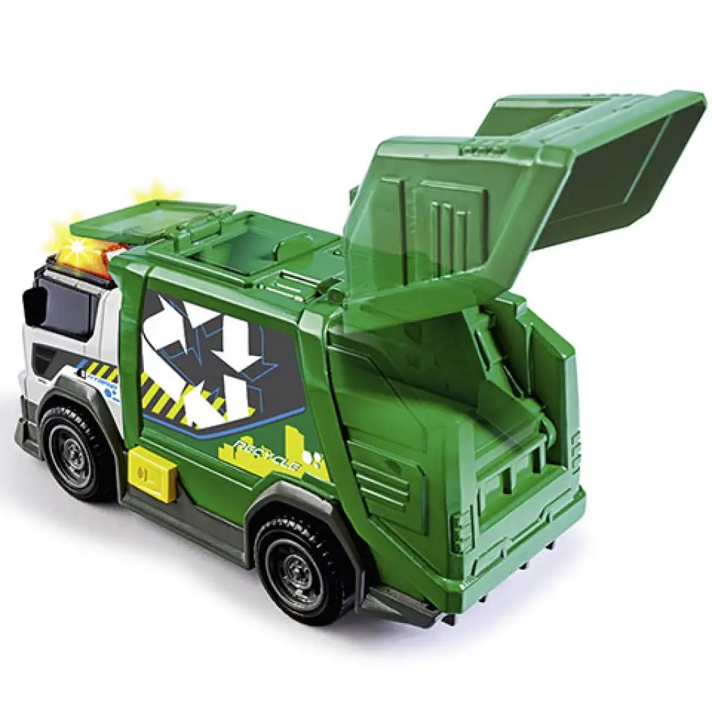 Градски сметосъбирач с светлина и звук 15см - Dickie Toys изображение 3