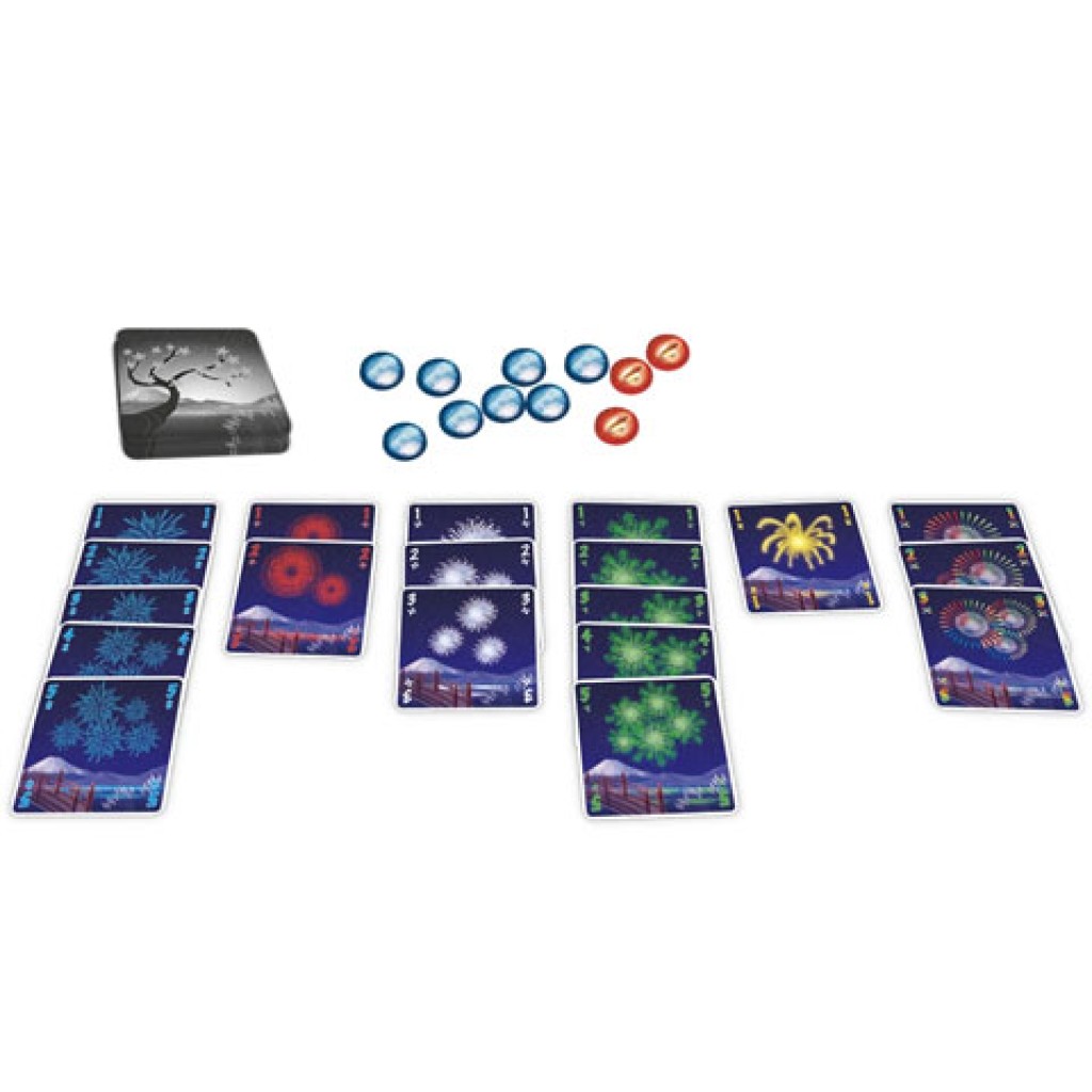 Hanabi настолна игра в метална кутия изображение 2