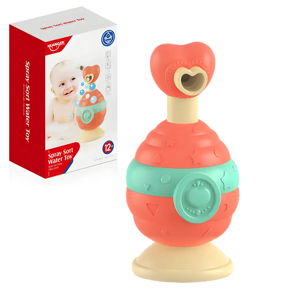 Happy World: Играчка за баня с сърчица изображение 1