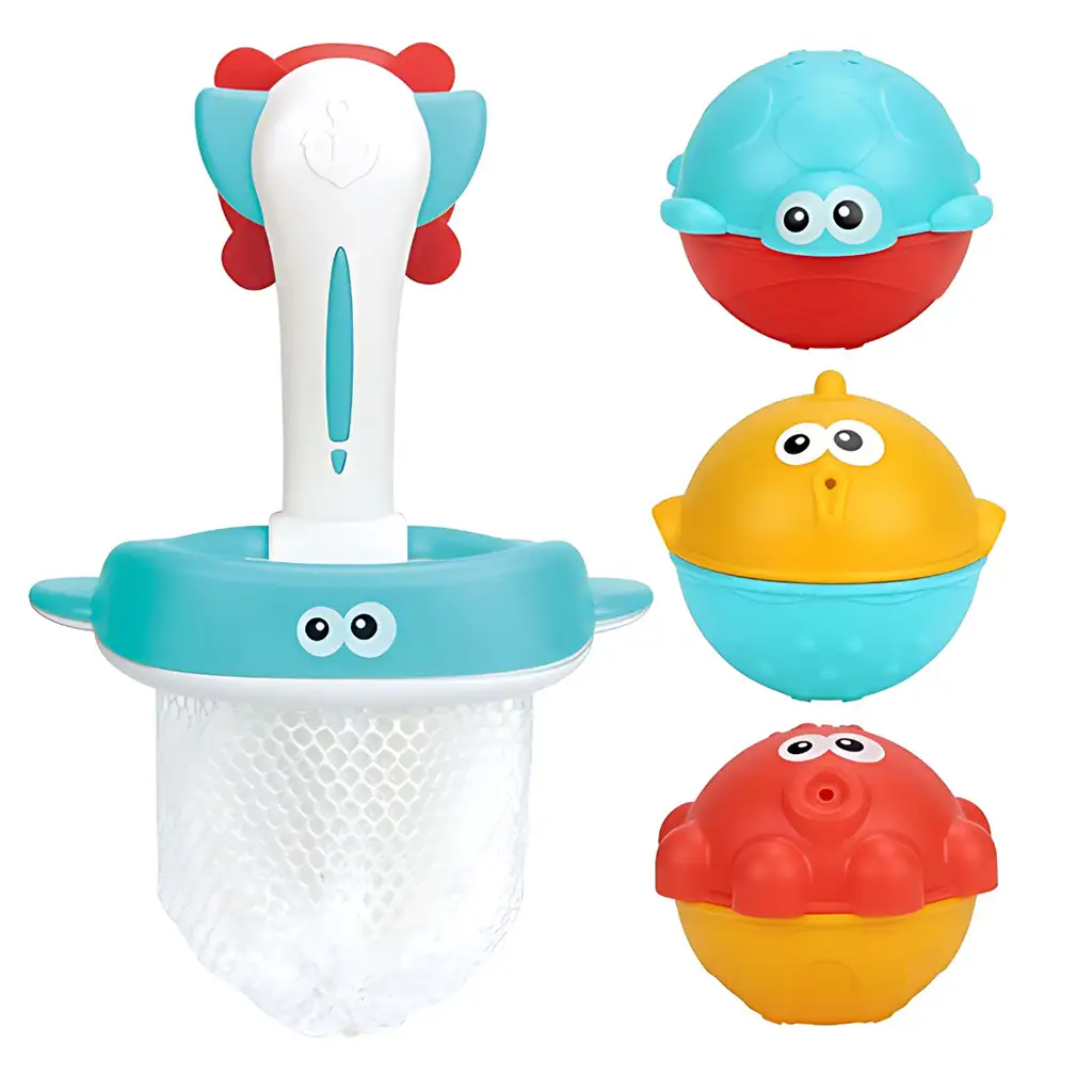 Happy World: Риболовна игра с морски животни за баня изображение 2