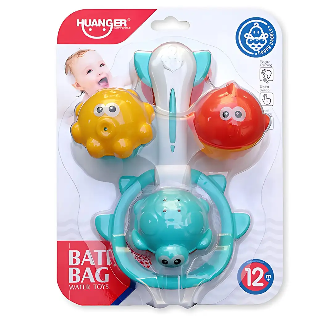 Happy World: Риболовна игра с морски животни за баня изображение 3