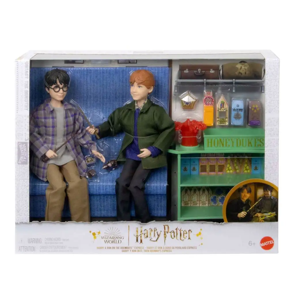 Хари Потър: Хари и Рон на експреса Рокфорт - Mattel изображение 1
