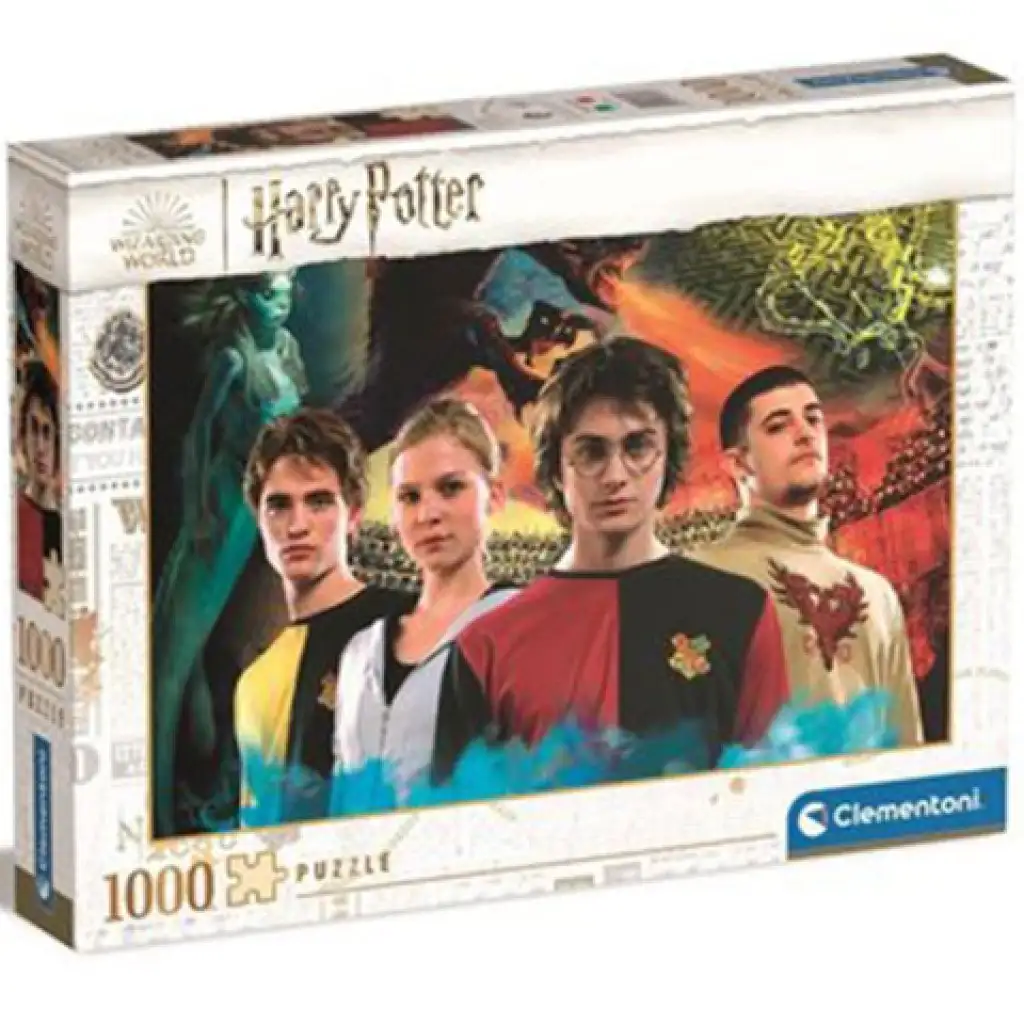 Хари Потър и състезателите на Тримагическия турнир 1000 части пъзел - Clementoni изображение 1