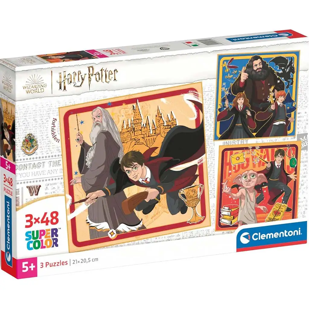 Harry Potter 3x48бр. Supercolor пъзел - Clementoni изображение 1