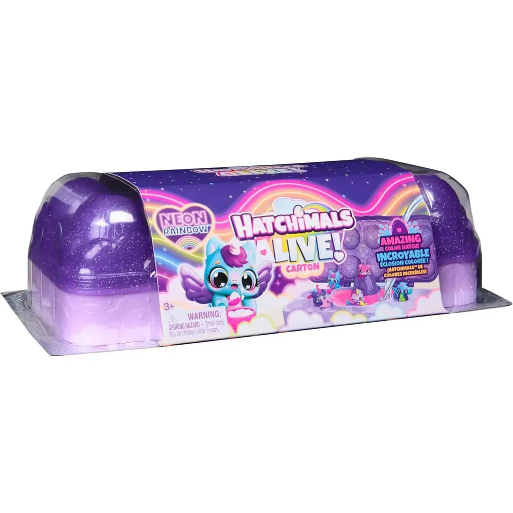 Hatchimals Alive!: Неонов дъгов яйцеклетка - Spin Master изображение 1