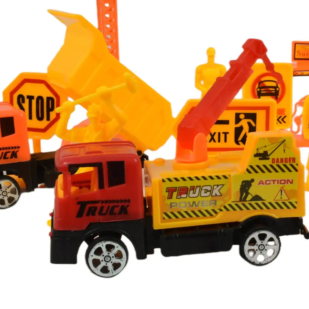 Heavy Duty: Играчка комплект за строителство с колички и аксесоари изображение 12