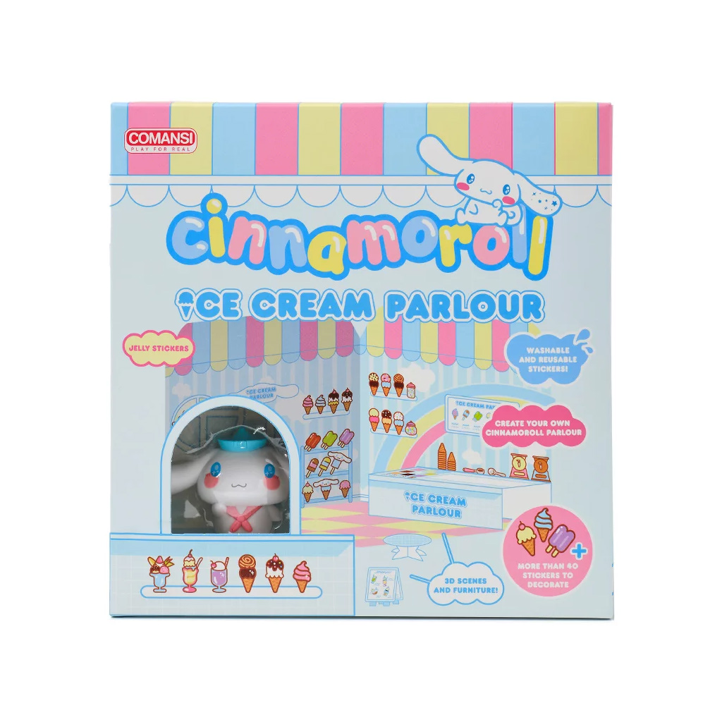 Hello Kitty: Cinnamoroll сладоледена фигура с къща за стикери - Comansi изображение 2
