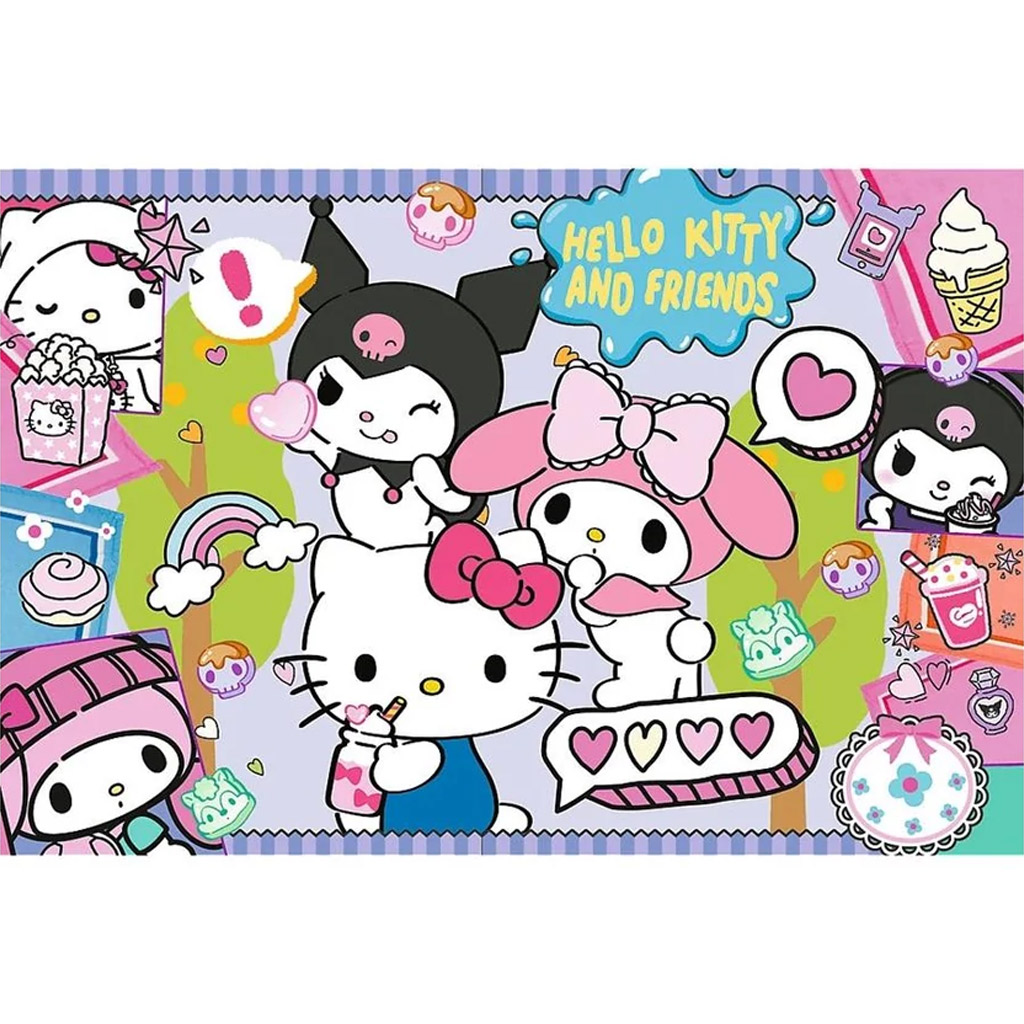 Hello Kitty и приятелите 300 части пъзел - Trefl изображение 2