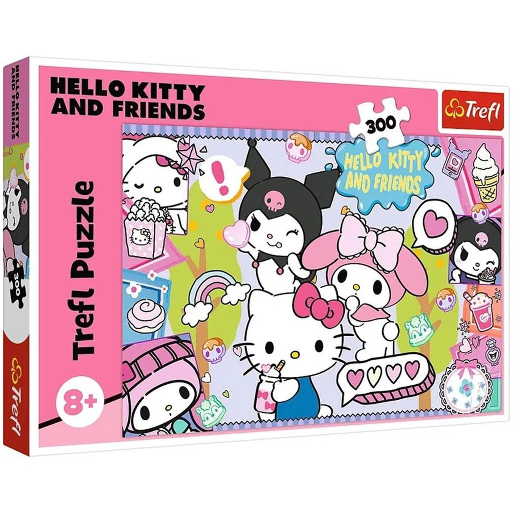 Hello Kitty и приятелите 300 части пъзел - Trefl изображение 1