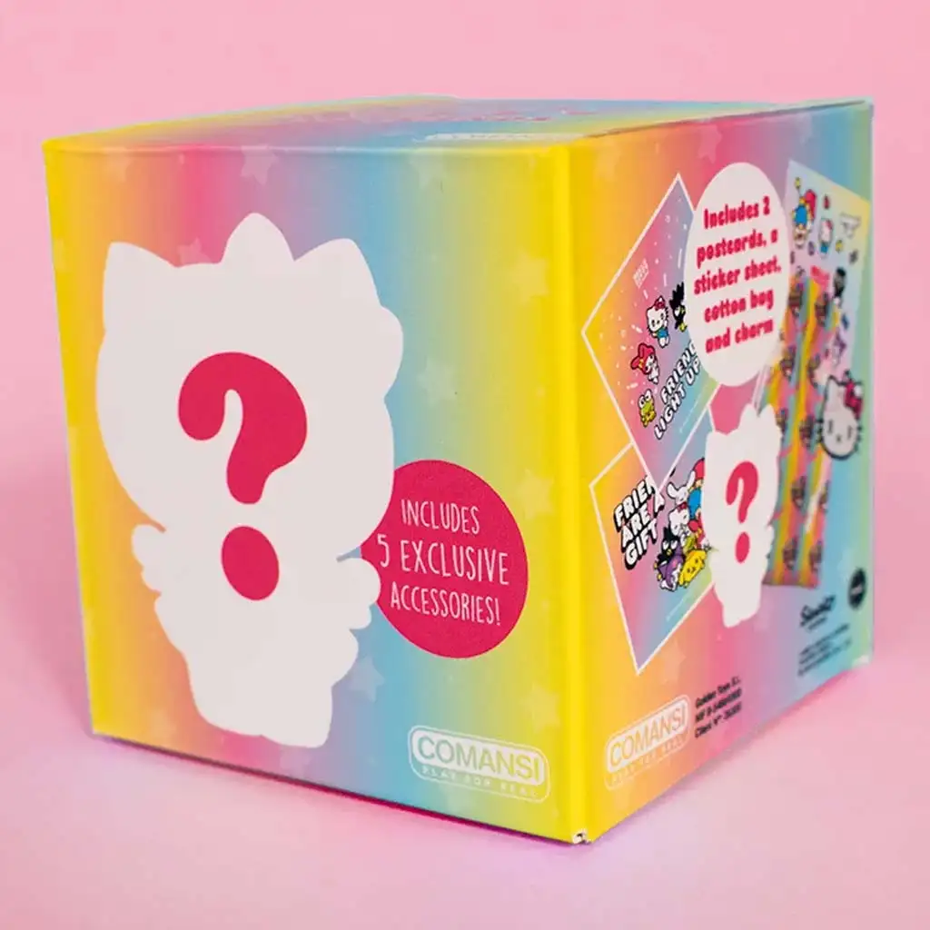 Hello Kitty Изненада кутия с фигурка и стикери изображение 3