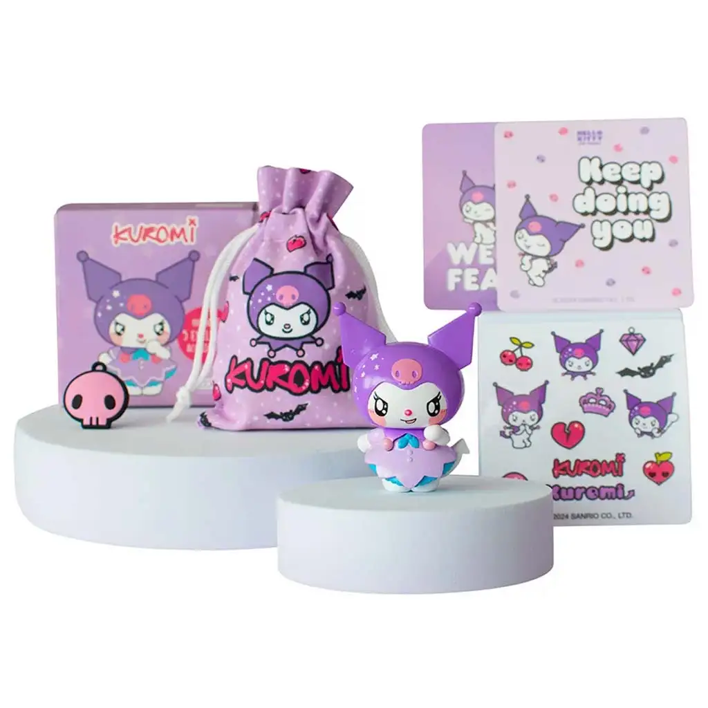 Hello Kitty: Kuromi Фигура в кутия с аксесоари 6см изображение 1